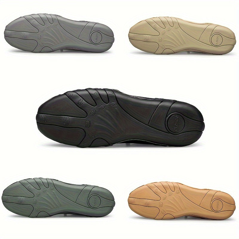 Botas Masculinas em PU - Conforto Antiderrapante para Atividades ao Ar Livre