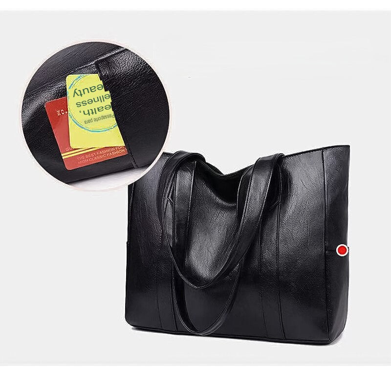 Vintage Majestic - Bolsa Tote Retrô em PU Vegano