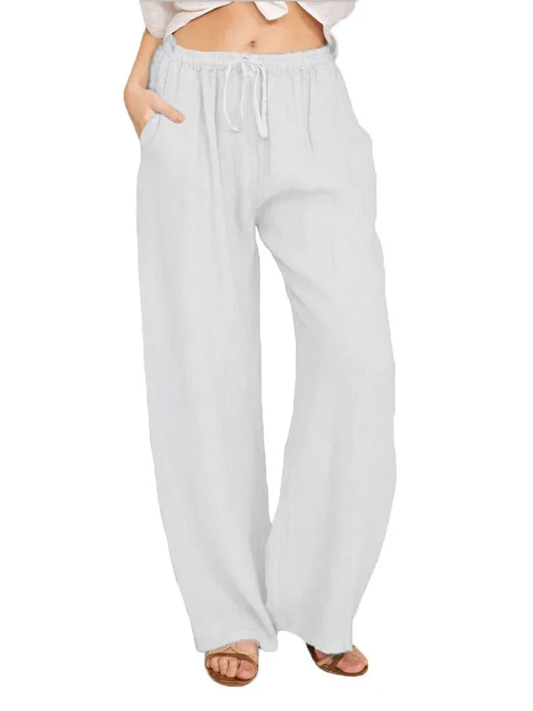 Calça Linho de Algodão Outono/Inverno 2024