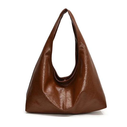 Bolsa Hobo Premium em Couro Sintético - Tendência Y2K - Elegância e Espaço