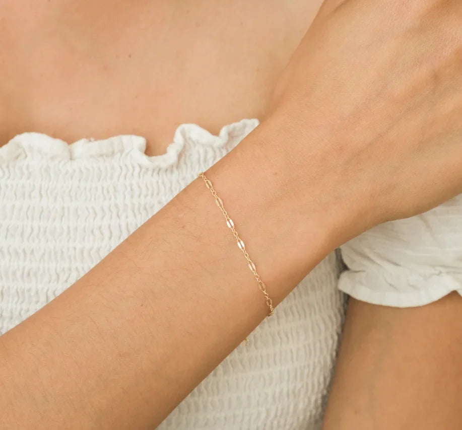 Pulseira Aura Luxe™ - Artesanal em Ouro 14K