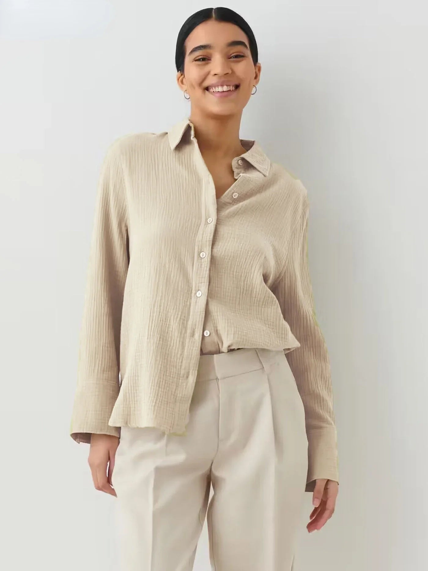 Camisa Essenza Cotton Yahmandy – Sofisticação Atemporal em Algodão Premium