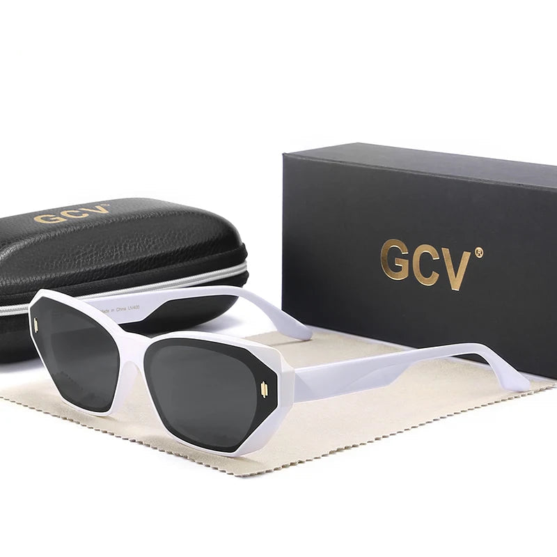 Óculos de Sol GCV Cat Eye - Polarizado UV400 para Looks Urbanos e Festas