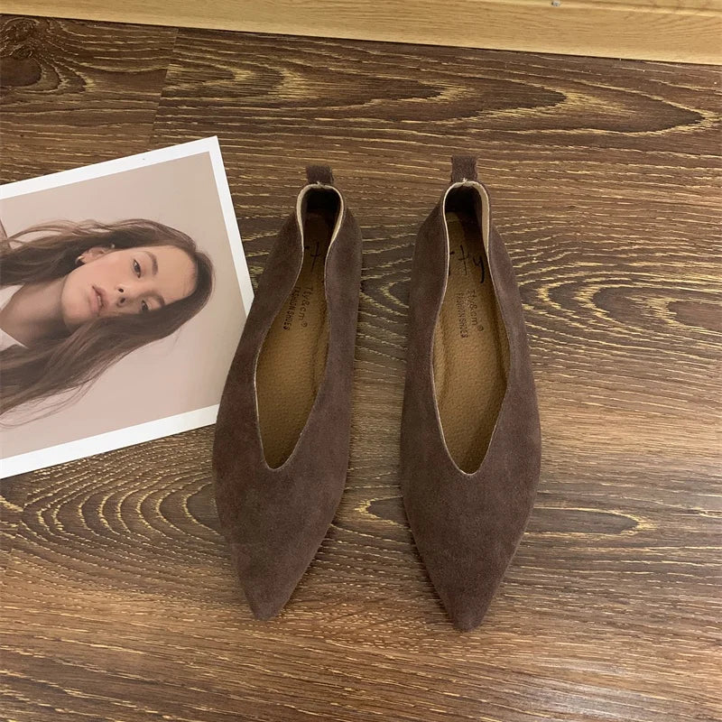 Bailarina Urbana™ - Loafer Feminino de Microfibra Premium com Design Vintage e Conforto Extremo