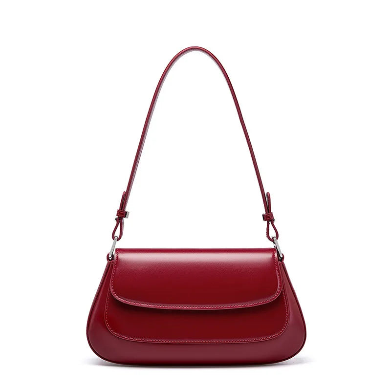 Bolsa Feminina Premium em Couro Genuíno - Estilo Vintage 2025