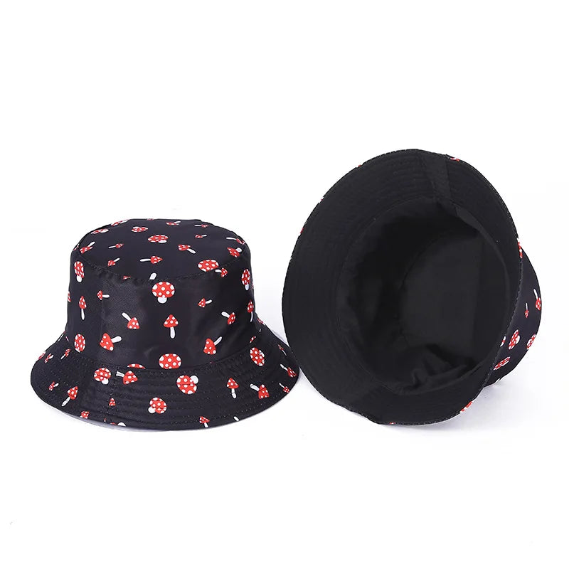 Chapéu Dupla Face-Cogumelo