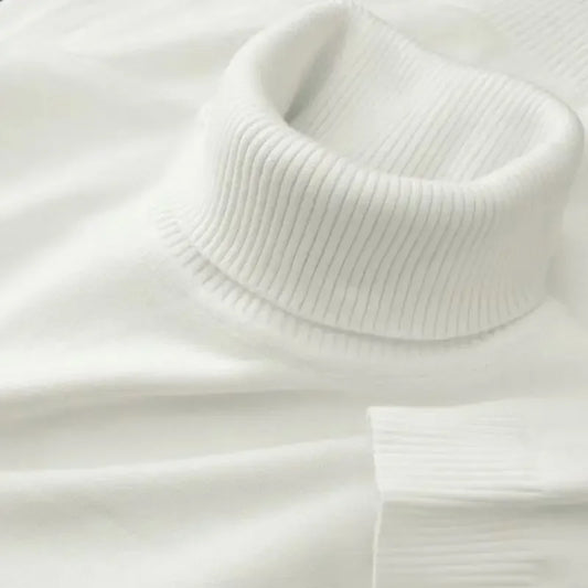 Blusa Masculina Premium em Tricô - Gola Alta | Acrílico e Poliéster