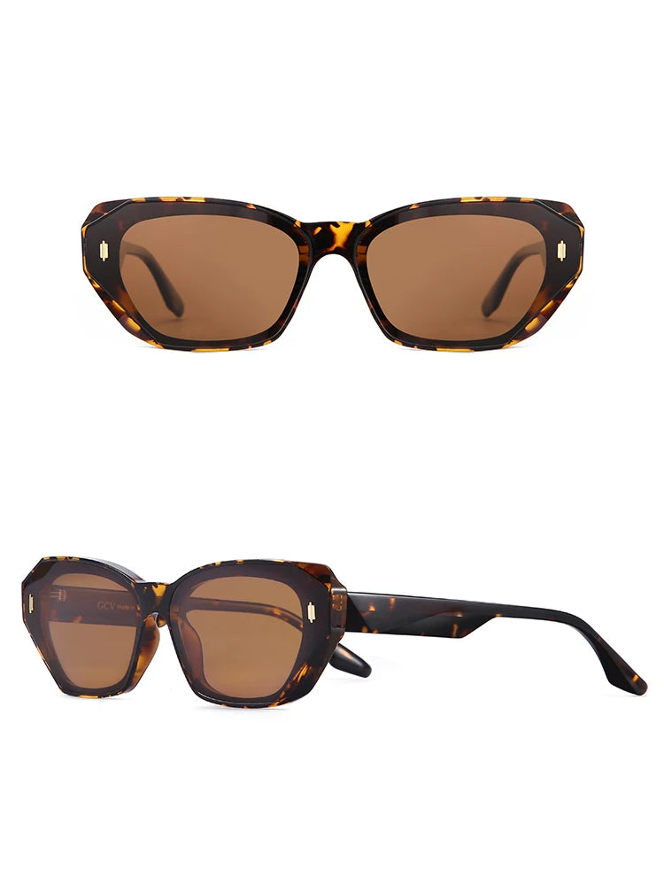 Óculos de Sol GCV Cat Eye - Polarizado UV400 para Looks Urbanos e Festas