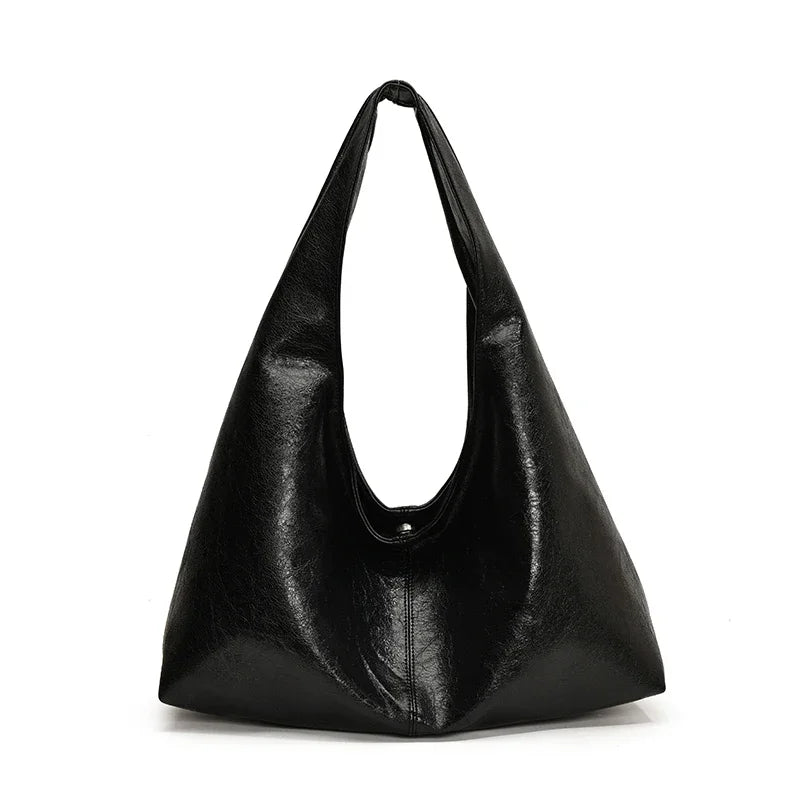 Bolsa Hobo Premium em Couro Sintético - Tendência Y2K - Elegância e Espaço