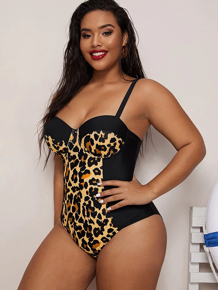 Maiô Plus Size Yahmandy™ - Push Up, Design Exclusivo e Conforto Total