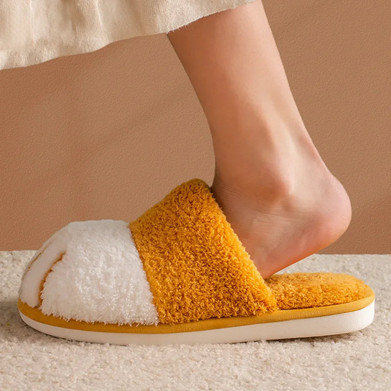 Chinelos de Inverno Peludos - Conforto Premium com Design de Patinhas de Gato