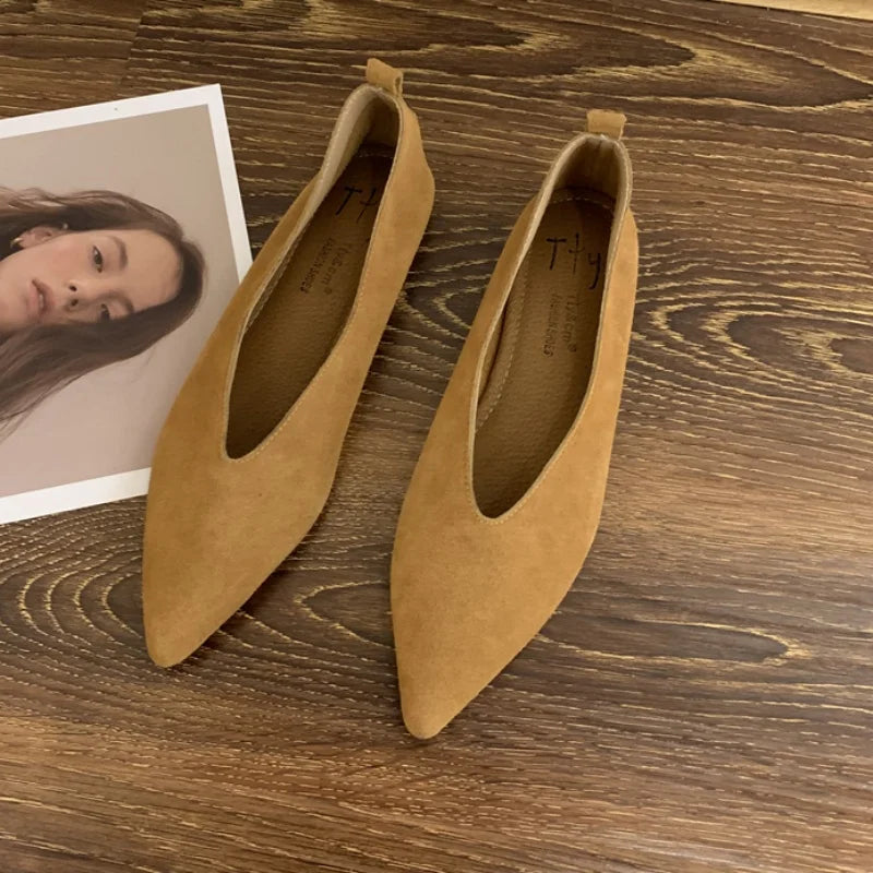 Bailarina Urbana™ - Loafer Feminino de Microfibra Premium com Design Vintage e Conforto Extremo