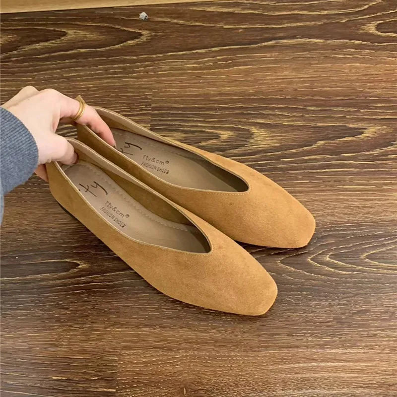 Bailarina Urbana™ - Loafer Feminino de Microfibra Premium com Design Vintage e Conforto Extremo