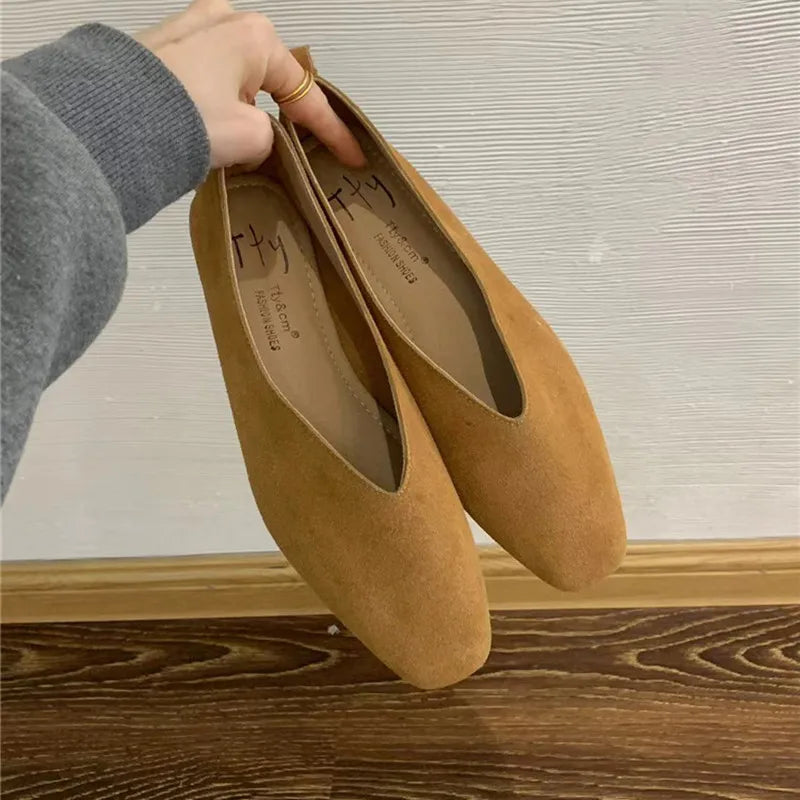 Bailarina Urbana™ - Loafer Feminino de Microfibra Premium com Design Vintage e Conforto Extremo