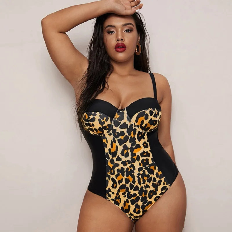 Maiô Plus Size Yahmandy™ - Push Up, Design Exclusivo e Conforto Total