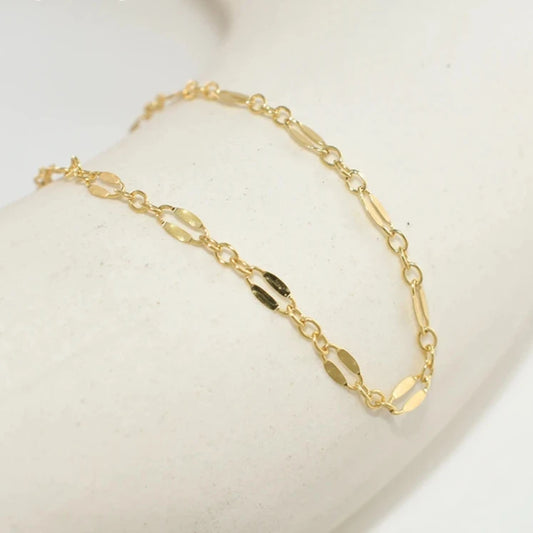 Pulseira Aura Luxe™ - Artesanal em Ouro 14K