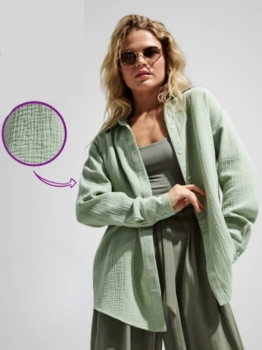 Camisa Essenza Cotton Yahmandy – Sofisticação Atemporal em Algodão Premium