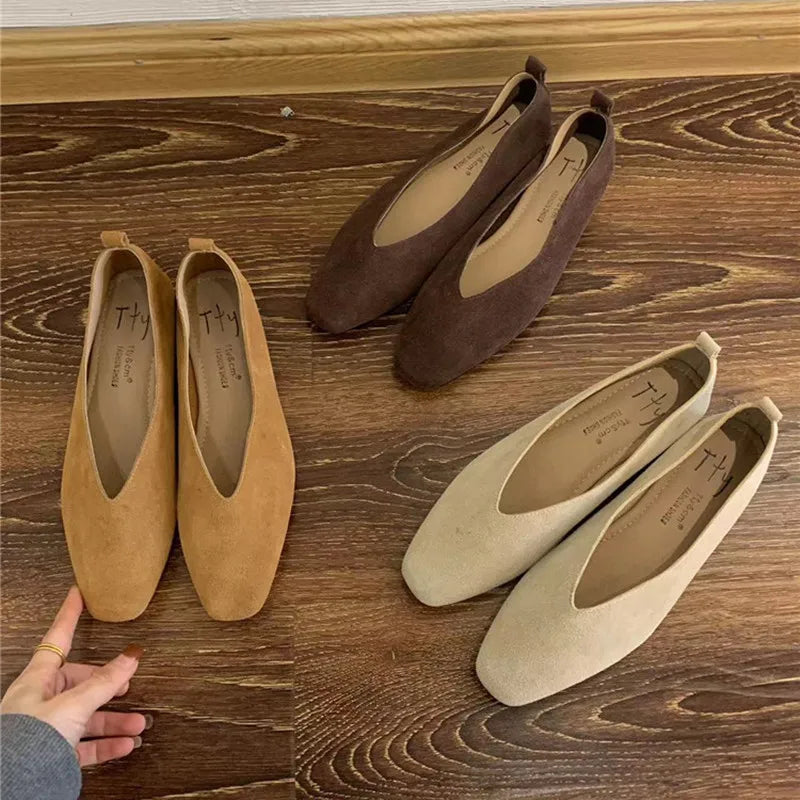 Bailarina Urbana™ - Loafer Feminino de Microfibra Premium com Design Vintage e Conforto Extremo