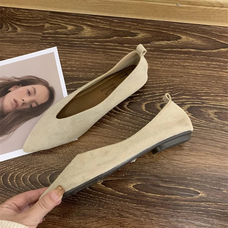 Bailarina Urbana™ - Loafer Feminino de Microfibra Premium com Design Vintage e Conforto Extremo