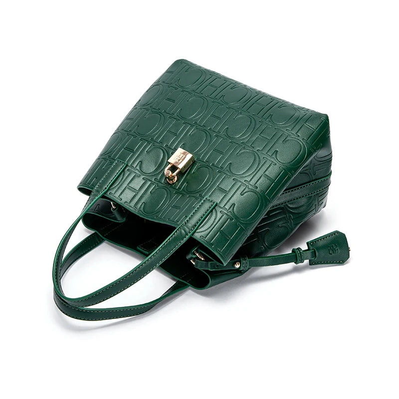 Bolsa Feminina Clássica Retro 2025 - Couro Sintético PU | Estampa Letter | Grande Capacidade