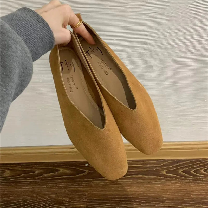 Bailarina Urbana™ - Loafer Feminino de Microfibra Premium com Design Vintage e Conforto Extremo