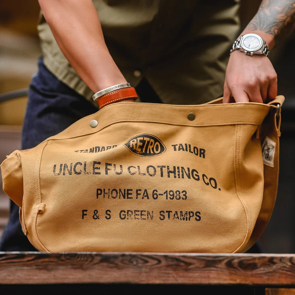 Bolsa Masculina Legacy Canvas Premium