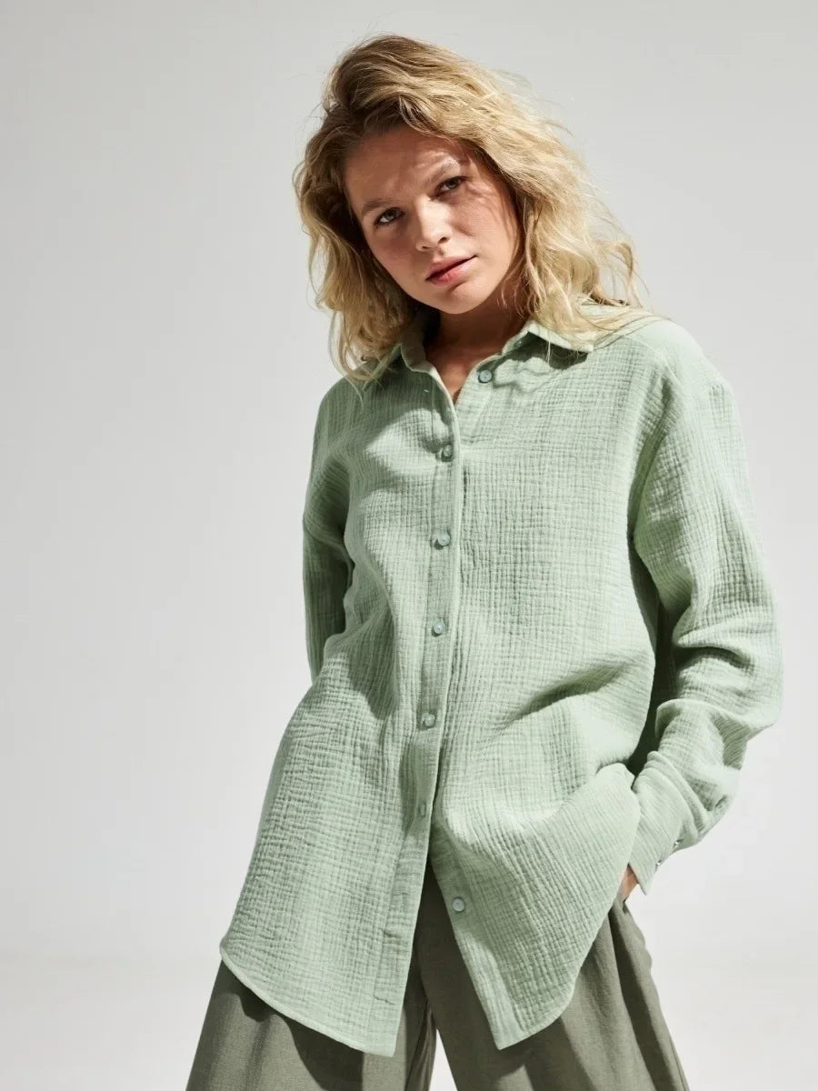 Camisa Essenza Cotton Yahmandy – Sofisticação Atemporal em Algodão Premium