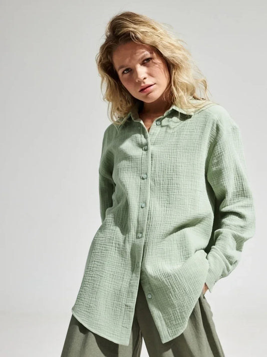 Camisa Essenza Cotton Yahmandy: Sofisticación atemporal en algodón premium