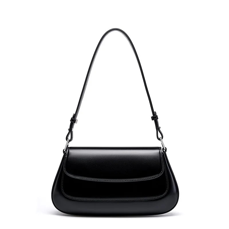 Bolsa Feminina Premium em Couro Genuíno - Estilo Vintage 2025
