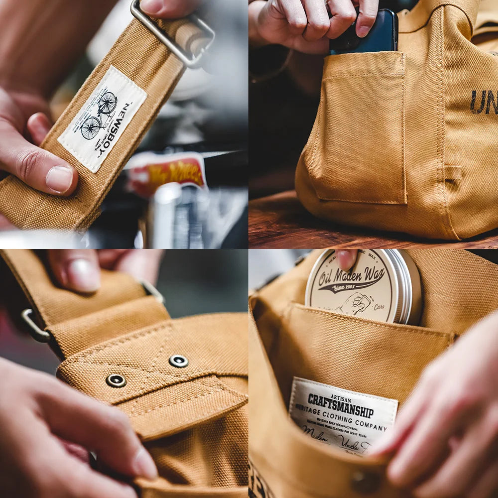 Bolsa Masculina Legacy Canvas Premium