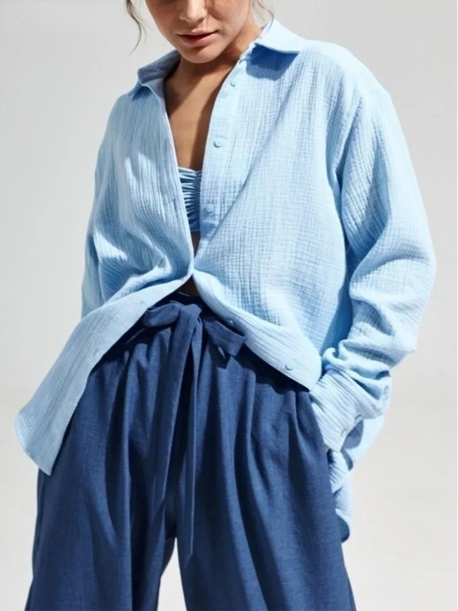 Camisa Essenza Cotton Yahmandy – Sofisticação Atemporal em Algodão Premium