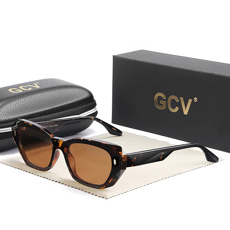 Óculos de Sol GCV Cat Eye - Polarizado UV400 para Looks Urbanos e Festas