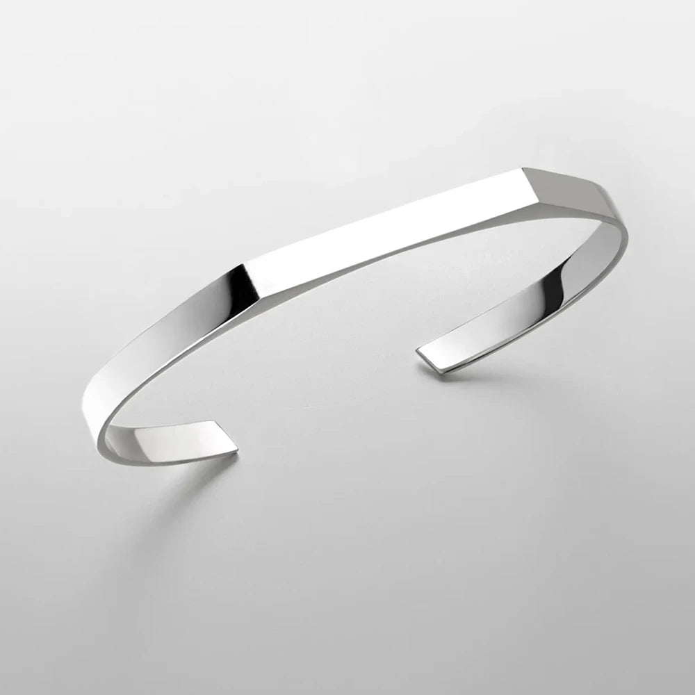 Pulseira Masculina Ylandy™ - Aço Inox 5MM com Banho de Ouro