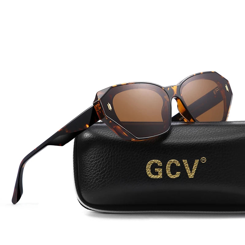 Óculos de Sol GCV Cat Eye - Polarizado UV400 para Looks Urbanos e Festas