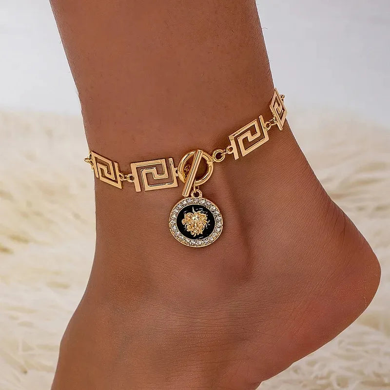 Conjunto de Joias Majestic Lion – Elegância Atemporal