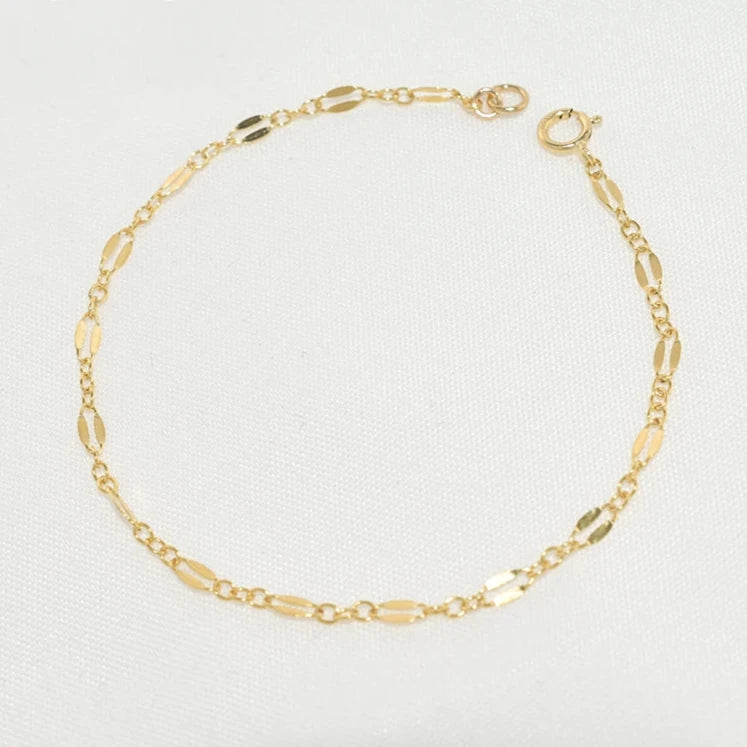 Pulseira Aura Luxe™ - Artesanal em Ouro 14K