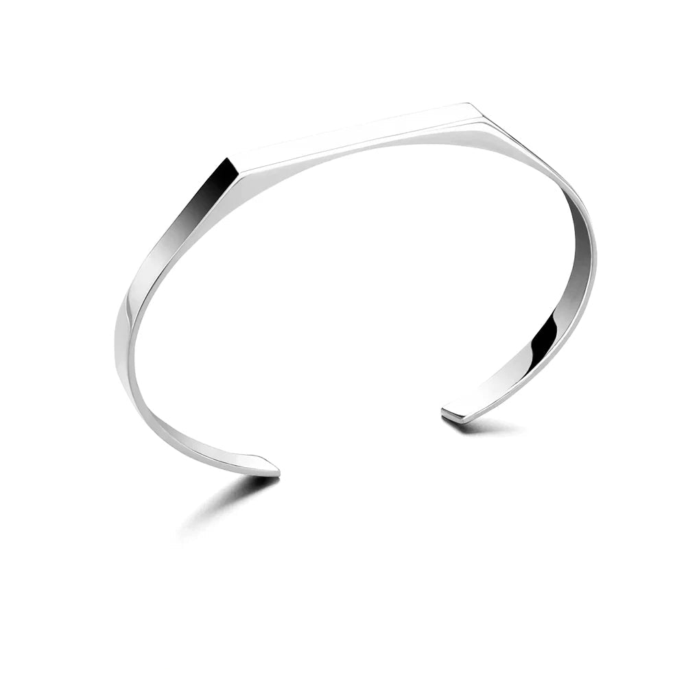 Pulseira Masculina Ylandy™ - Aço Inox 5MM com Banho de Ouro