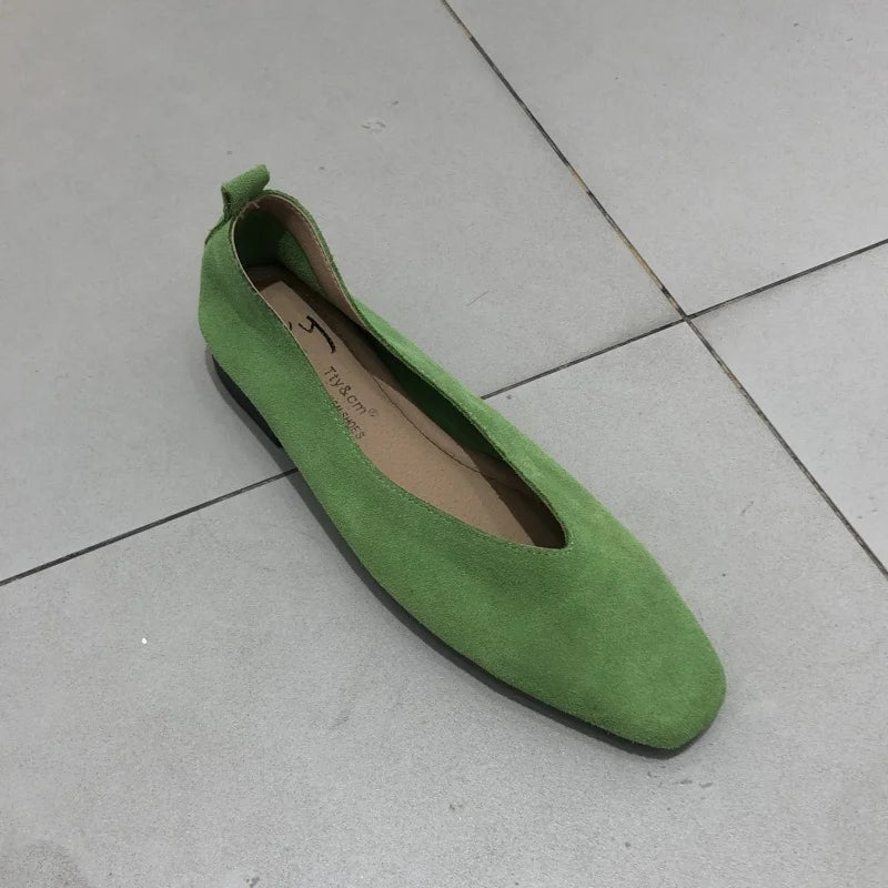 Bailarina Urbana™ - Loafer Feminino de Microfibra Premium com Design Vintage e Conforto Extremo