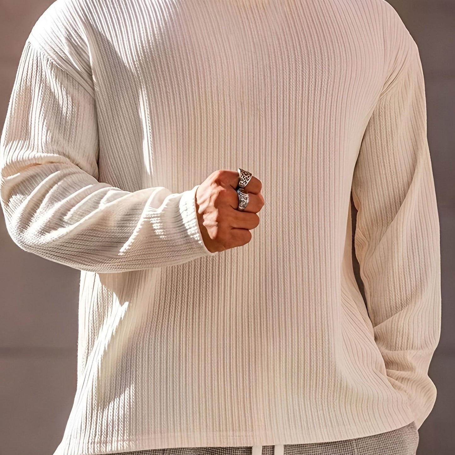 Camiseta Masculina Yule Water™ – Manga Longa e Estilo Casual
