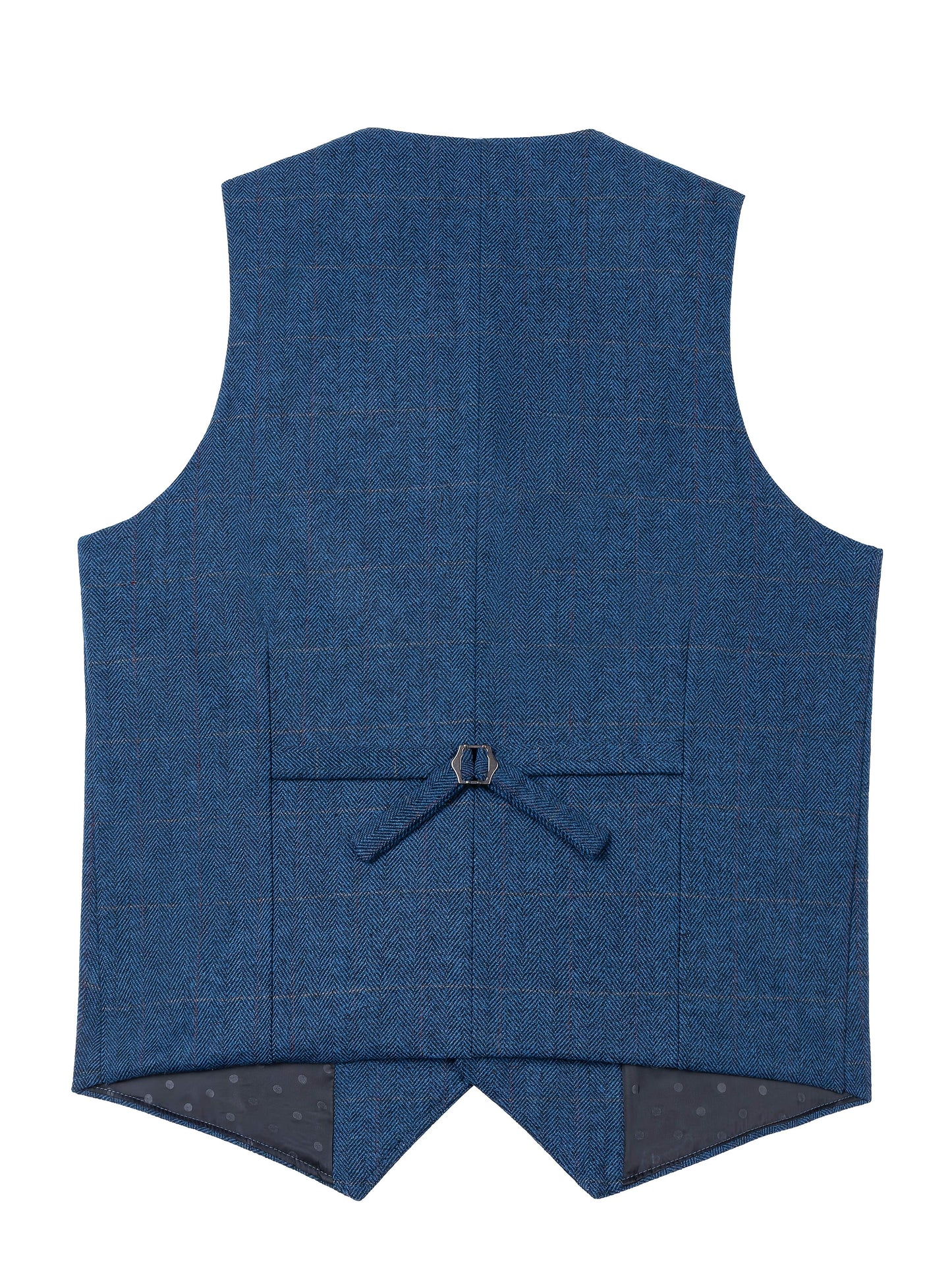 Colete Social em Tweed Herringbone - Slim Fit Premium para Casamentos e Eventos
