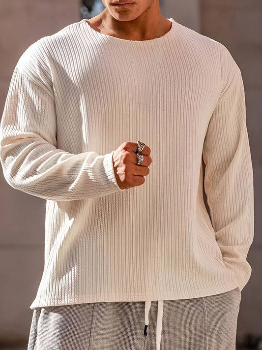 Camiseta Masculina Yule Water™ – Manga Longa e Estilo Casual