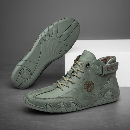 Botas Masculinas em PU - Conforto Antiderrapante para Atividades ao Ar Livre