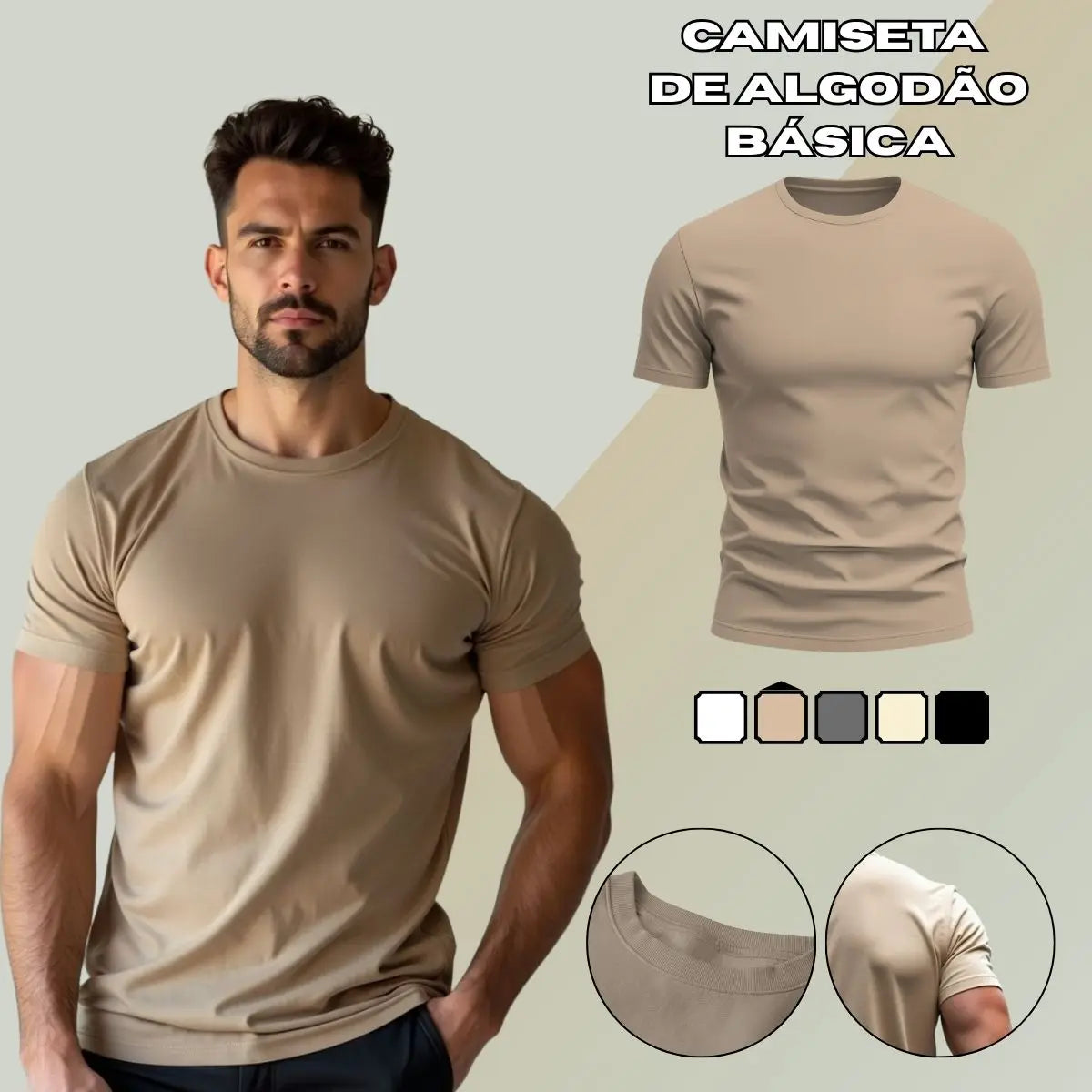 Camiseta Urban Époque Premium 100% Algodão