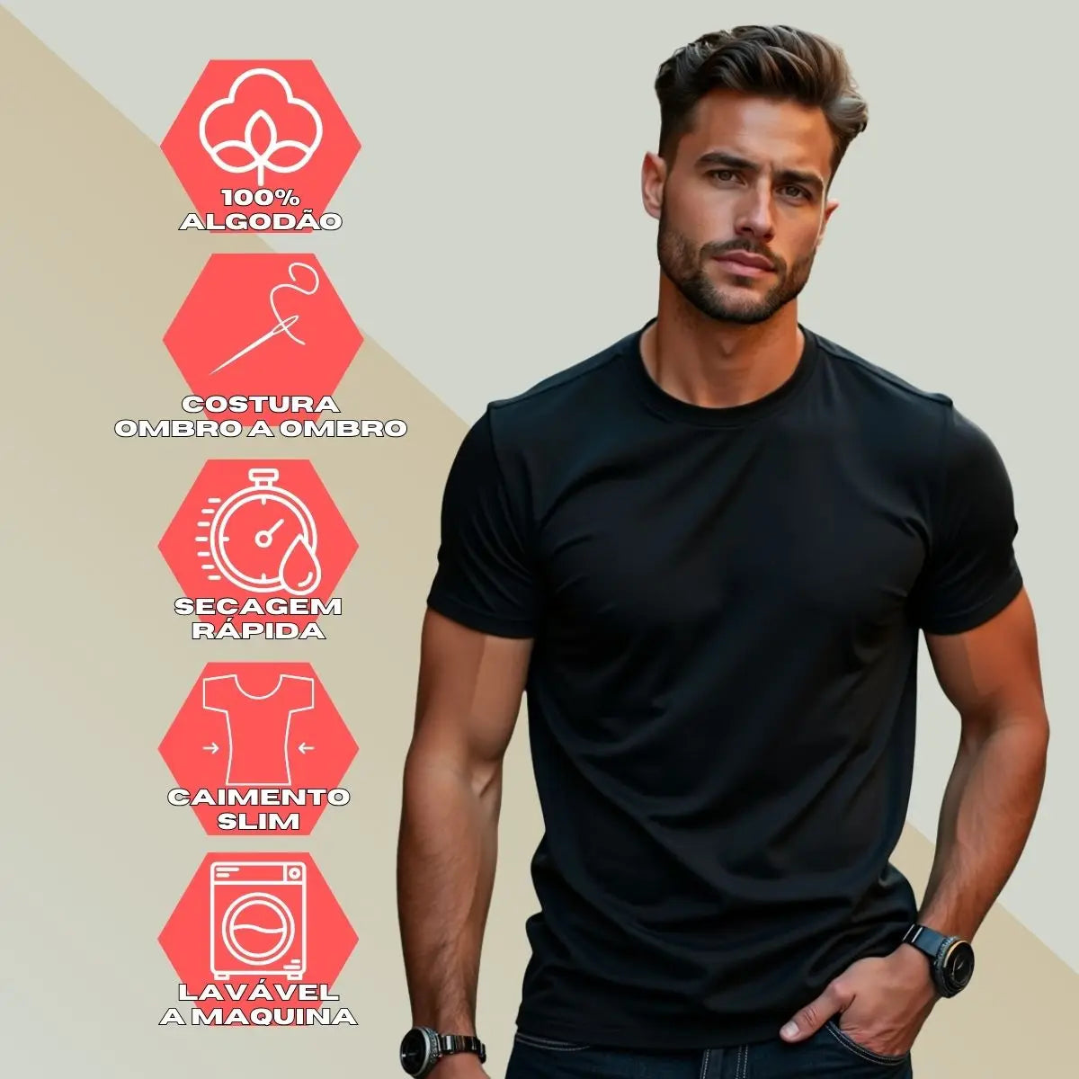 Camiseta Urban Époque Premium 100% Algodão