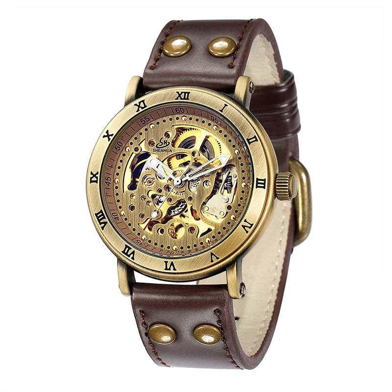 Relógio Steampunk Eclipse Retro Mechanik™ Mecânico Automático