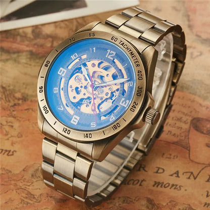 Relógio Steampunk Eclipse Retro Mechanik™ Mecânico Automático