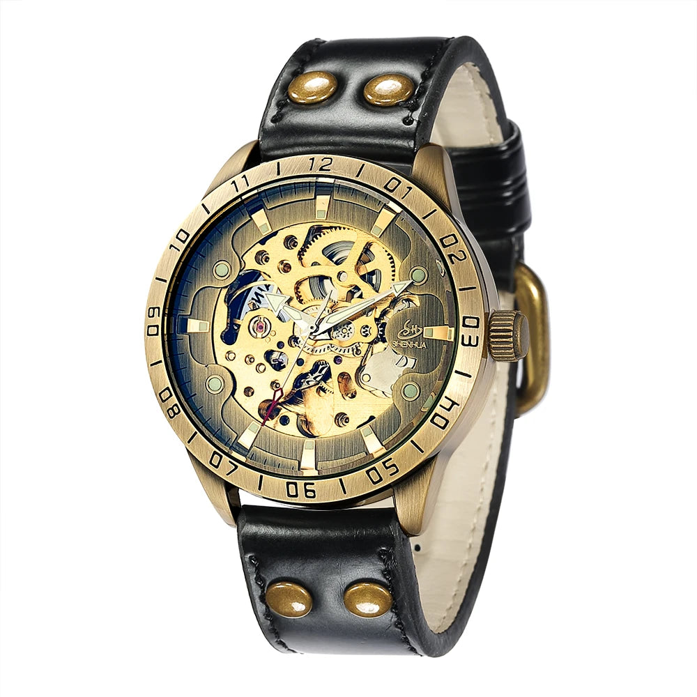 Relógio Steampunk Eclipse Retro Mechanik™ Mecânico Automático