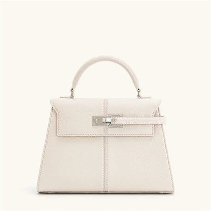 Bolsa de Couro Élise Bordeaux Grand Classique