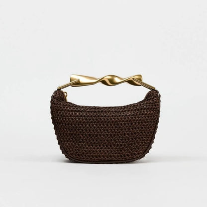 Bolsa Meia-Lua Riviera Summer Weave