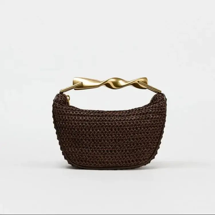 Bolsa Meia-Lua Riviera Summer Weave